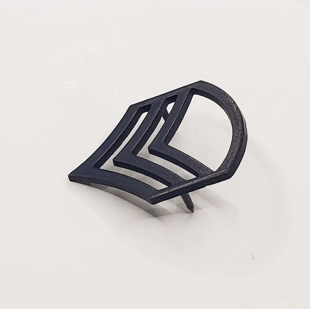 US Army 1st Class Rank Stripes Collar Insignia Tack Pin
